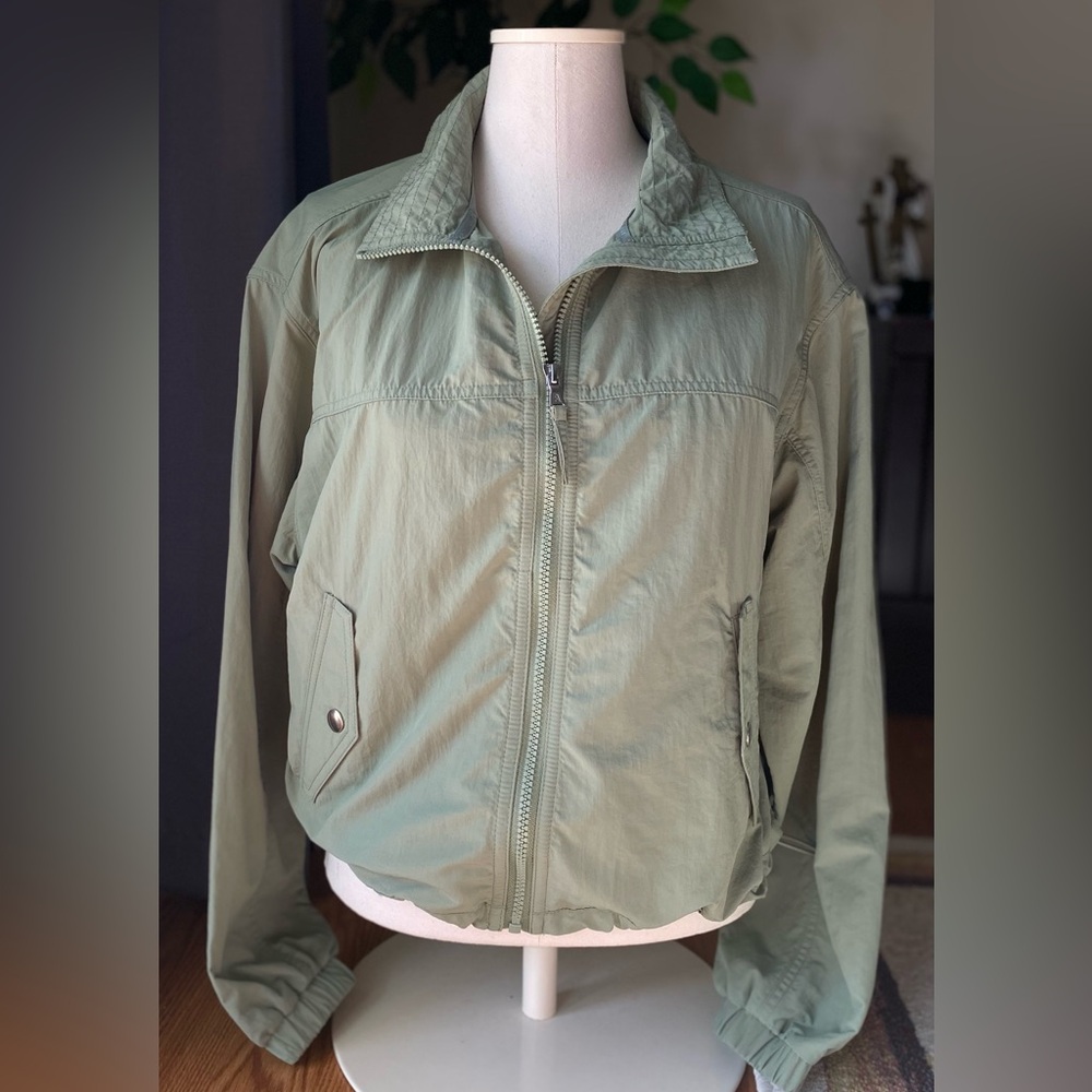 Lou & Grey Sage Bomber Jacket